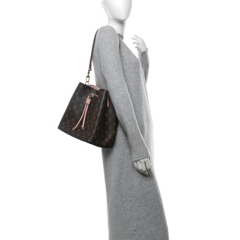 LOUIS VUITTON Monogram Neonoe MM Rose Poudre