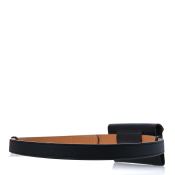 HERMES Epsom Kelly Pocket Belt Black