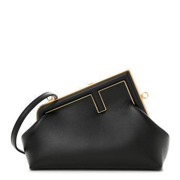 FENDI Shiny Nappa Small Fendi First Black
