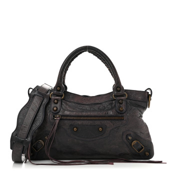 BALENCIAGA Agneau Classic Hardware First Raisin