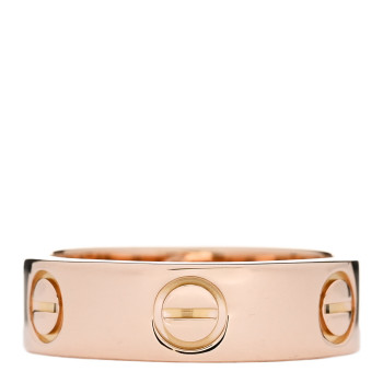 CARTIER 18K Pink Gold 5.5mm LOVE Ring 50 5.25