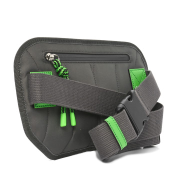 GUCCI Jersey GG Monogram All Over Sporty Belt Bag Green Grey Multicolor
