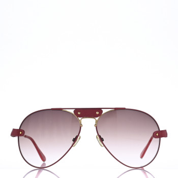 CHLOE Tamaris Aviator Sunglasses CL 2104 Gold Red