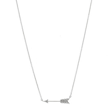 TIFFANY Sterling Silver Paloma's Graffiti Arrow Pendant Necklace