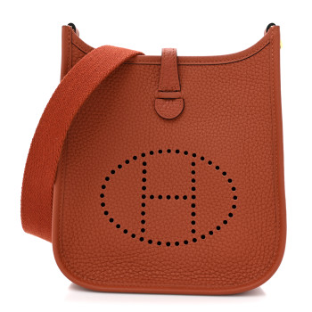 HERMES Taurillon Clemence Amazone Evelyne TPM Cuivre