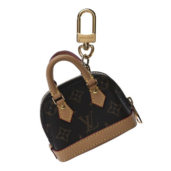 LOUIS VUITTON Monogram Micro Alma Bag Charm