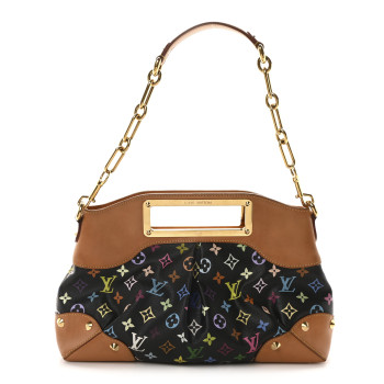 LOUIS VUITTON Monogram Multicolor Judy MM Black