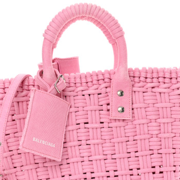 【送料&関税込】Balenciaga Pink Terry Fabric Bistro Xs Handb 798fa1fc5a3bb4c12fd4b63675f0cf