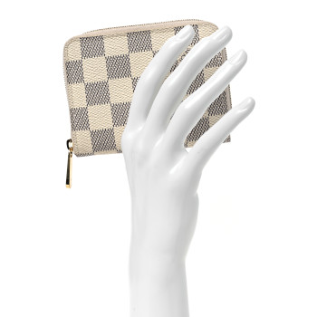 LOUIS VUITTON Damier Azur Zippy Coin Purse