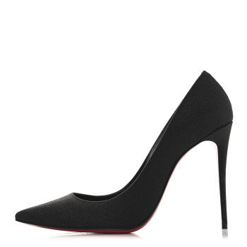 CHRISTIAN LOUBOUTIN Glitter So Kate 120 Pumps 39 Black