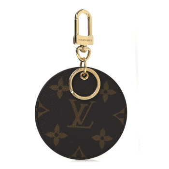 LOUIS VUITTON Monogram Reverse Key Holder Bag Charm