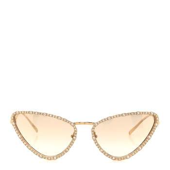 GUCCI Crystals Cat Eye Sunglasses GG1569S Gold