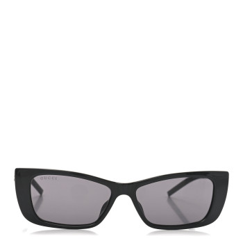 GUCCI Acetate Rectangle Sunglasses GG1681S Black