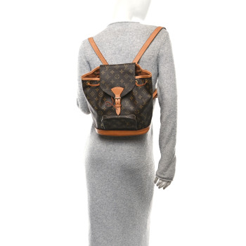 LOUIS VUITTON Monogram Montsouris MM Backpack