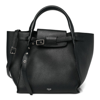 CELINE Supple Grained Calfskin Medium Big Bag Black
