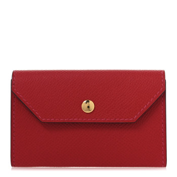 HERMES Epsom Kelly Pocket Belt Pouch Rouge Radieux