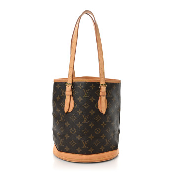 LOUIS VUITTON Monogram Petit Bucket 23