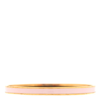 HERMES Enamel Uni Bangle 65 Rose Candeur