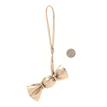 FENDI Rock Millenium Laminato So Sweet Bag Charm Platino