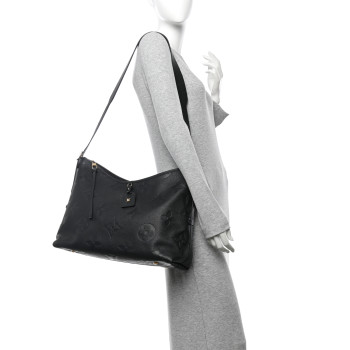 LOUIS VUITTON Empreinte Monogram Giant CarryAll MM Black