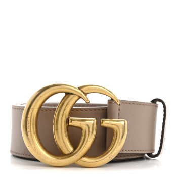 GUCCI Calfskin Double G 40mm Belt 90 36 Porcelain Rose
