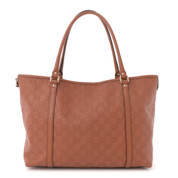 GUCCI Guccissima Vitello Tender Medium Joy Tote Saffron
