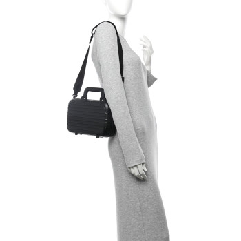 RIMOWA Matte Aluminum Crossbody 19 Cross-Body Bag Black