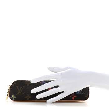 LOUIS VUITTON Monogram Art And Craft Elizabeth Pencil Pouch Multicolor
