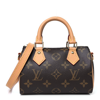 LOUIS VUITTON Monogram Nano Speedy Bandouliere