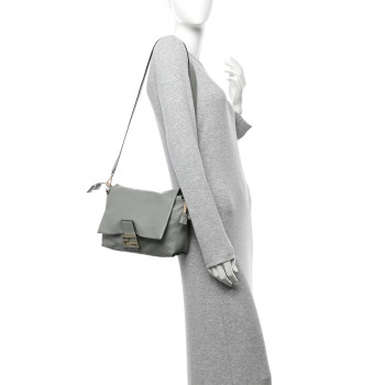 FENDI Nappa Medium Mamma Baguette Matcha Green