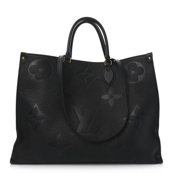 LOUIS VUITTON Empreinte Monogram Giant Onthego GM Black