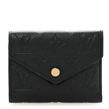LOUIS VUITTON Empreinte Zoe Wallet Black