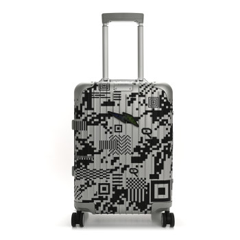 RIMOWA X RTFKT Polycarbonate Printed Original Twist Cabin Silver Black