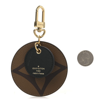 LOUIS VUITTON Monogram Reverse Key Holder Bag Charm