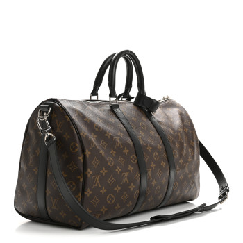 LOUIS VUITTON Monogram Macassar Keepall Bandouliere 45