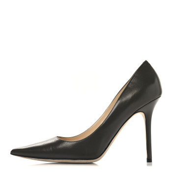 JIMMY CHOO Kid Abel 100 Pumps 39.5 Light Smoke