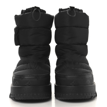 LOUIS VUITTON Nylon Monogram LV Alpine Mens Boot 9 Black