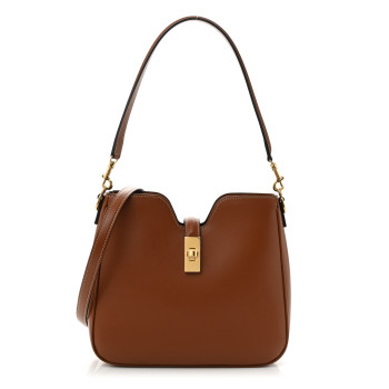 CELINE Smooth Calfskin Small Camille 16 Soft Bag Tan