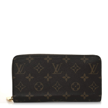 LOUIS VUITTON Monogram Zippy Wallet Coquelicot