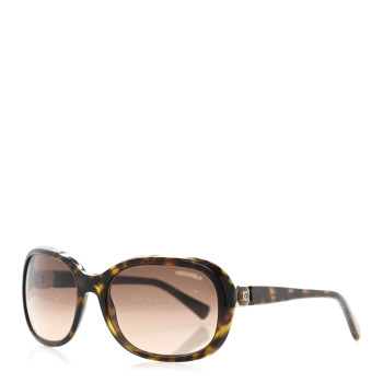 CHANEL Acetate CC Sunglasses 5286 Havana Brown