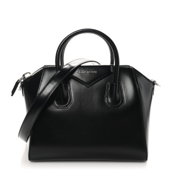 GIVENCHY Shiny Lord Calfskin Small Antigona Black