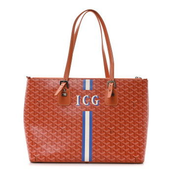 GOYARD Goyardine Sac Marie Galante GM Orange