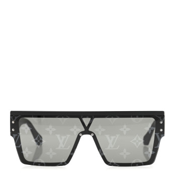 LOUIS VUITTON Monogram Waimea Z1583W Sunglasses Black