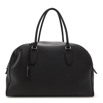 THE ROW Matte Grained Calfskin India 15.75 Wood Brown