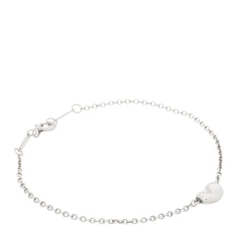 TIFFANY Sterling Silver 9mm Elsa Peretti Bean Bracelet