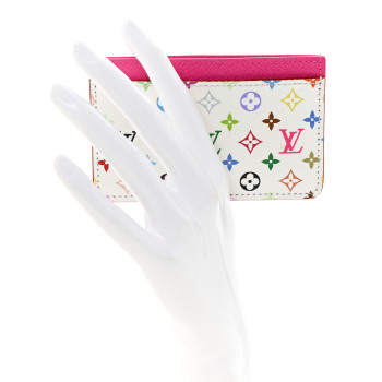 LOUIS VUITTON LV X TM Monogram Multicolor Card Holder Kawaii Pink