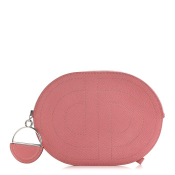 HERMES Chevre Mysore In-The-Loop-To-Go Pochette Rose Lipstick