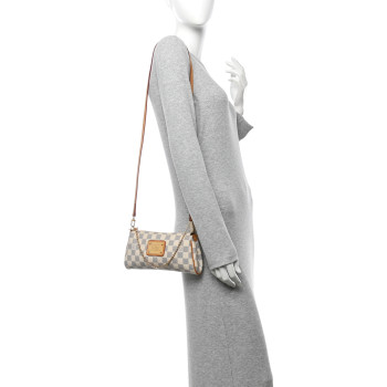 LOUIS VUITTON Damier Azur Eva Clutch