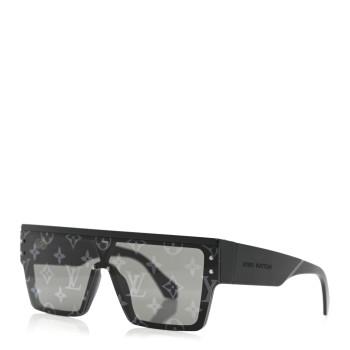 LOUIS VUITTON Monogram Waimea Z1583W Sunglasses Black