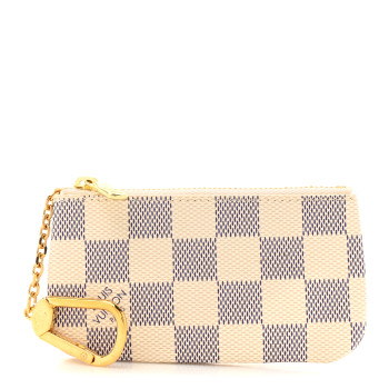 LOUIS VUITTON Damier Azur Key Pouch